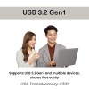 KIOXIA Former Toshiba Memory U301 256GB USB 3.2 Gen 1 Flash Drive - High-Speed, Compact (Pink)