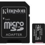 Kingston Canvas Select Plus 128GB microSD Card Class 10 UHS-I speeds up to 100MB/s with Adapter (SDCS2/128GBIN), Black