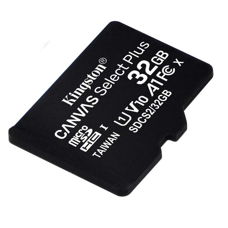 Kingston Canvas Select Plus 32GB microSD Card Class 10 UHS-I speeds up to 100MB/s with Adapter (SDCS2/32GBIN)