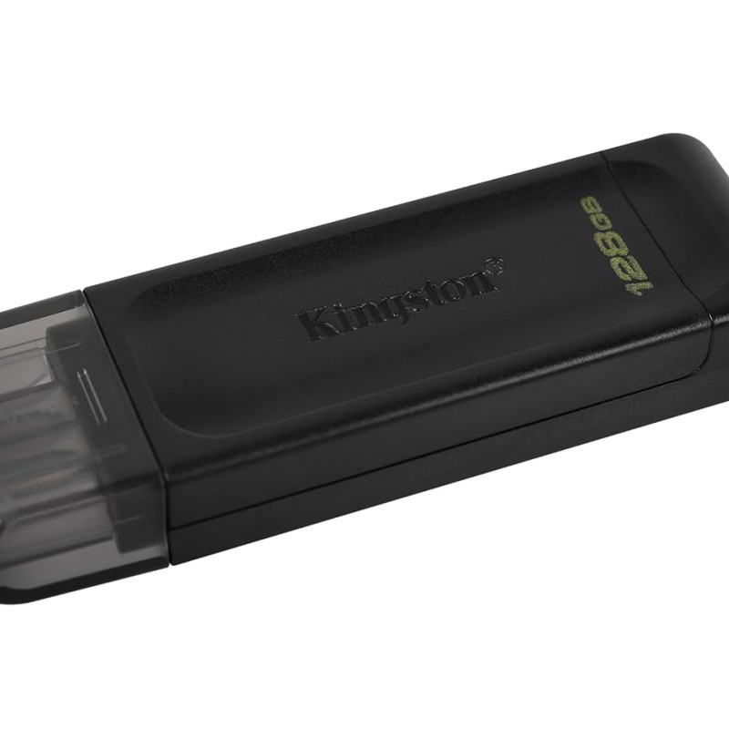 Kingston DataTraveler 70 64GB Portable and Lightweight USB-C flashdrive with USB 3.2 