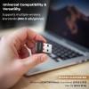 LAPCARE Bluetooth 4.2+ Dual-Band Wi-Fi USB Adapter | 650Mbps Wireless Nano Dongle | MU-MIMO Technology