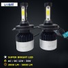 LIU HJG LED Car Headlight Bulbs with H4 fitting COB Chips 6500K White