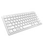 Lapcare D-lite Plus Wireless Keyboard with 2.4 GHz & 87 Keys, 8 Million Key Life, Minimalist Design,(D-Lite + Silver)