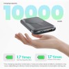 Lapcare Riveraa10000mAh Pocket Power Bank | 22.5W Super Fast Wired Charging Black