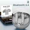 Leaf Buds X514 True Wireless ANC in Ear Earbuds with AI Sound App,Active Noise Cancellation,Transparency Mode,70H Playtime,Quad Mic Enc,40Ms Low Latency,13Mm Driver, Ipx5, Bluetooth V5.4(Ash Grey)