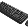 Lenovo 210 2.4GHz Wireless USB Keyboard and Mouse Combo, Waterproof Exoskeleton| Splash Proof Keys| 1600 DPI Full Size Mouse