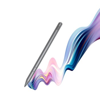 Lenovo Original Pen Plus for Tablet, Slim Design - Weighing Only 14 Grams,4096 Pressure Levels,80 Mah Battery,Remote [Color: Grey]
