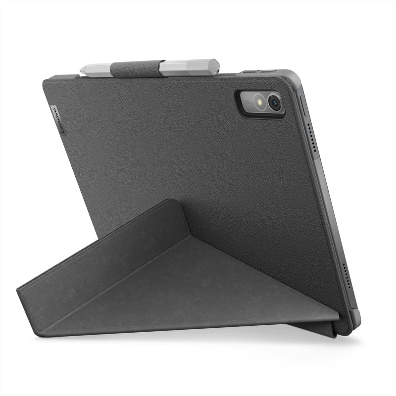 Lenovo Slim Folio Case/Cover for Tab P11 2nd Gen with a Built-in Pen Holder (Suitable for Lenovo Tab P11 2nd Gen, Screen – 11.5 Inch, Storm Grey ( ZG38C04531)
