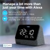Lenovo Smart Clock Essential with Alexa Built-in (Misty Blue)
