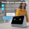 Lenovo Smart Clock Essential with Alexa Built-in (Misty Blue)