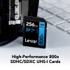 Lexar High-Performance 800x 128GB SDXC UHS-I Memory Card, C10, U3, V30, Full-HD & 4K Video, Up to 120MB/s (LSD0800128G-BNNNU)