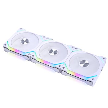 Lian Li UNI Fan SL V2 120mm ARGB Triple Pack Case Fan/CPU Fan for PC- G99.12SLV23W.in (White)