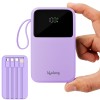 Lifelong Electronics 20000mAh 22.5W Fast Charging Power Bank | 3 Inputs (1 Built-in USB A Cable , Small Pocket Size Powerbank.
