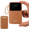 Lifelong Electronics 20000mAh 22.5W Fast Charging Power Bank | 3 Inputs (1 Built-in USB A Cable , Small Pocket Size Powerbank.