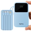 Lifelong Electronics 20000mAh 22.5W Fast Charging Power Bank | 3 Inputs (1 Built-in USB A Cable , Small Pocket Size Powerbank.
