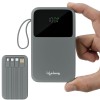Lifelong Electronics 20000mAh 22.5W Fast Charging Power Bank | 3 Inputs (1 Built-in USB A Cable , Small Pocket Size Powerbank.