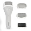Lifelong PediGlide Soft+ 3-in-1 Callus Remover For Feet | Electronic Foot Scrubber for Dead Skin | 3 Changeable Roller Heads