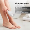 Lifelong PediGlide Soft+ 3-in-1 Callus Remover For Feet | Electronic Foot Scrubber for Dead Skin | 3 Changeable Roller Heads