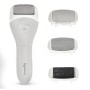 Lifelong PediGlide Soft+ 3-in-1 Callus Remover For Feet | Electronic Foot Scrubber for Dead Skin | 3 Changeable Roller Heads