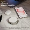 Lifelong Zerocord Wireless Charger 23 W 3 in 1 Foldable Magsafe Charger for iPhone 15/14/13/12 Series, Apple Airpods, Apple Watch, Fast Charging, 3 Outputs, Led Indicator, Silver