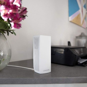 Linksys Velop Triband AC2200 Mesh Wi-Fi 5 Router,MU-MIMO,Enhance Speed up to 2.2 Gbps per Router and Coverage up to 6000 sq ft,Replaces Router and WiFi Boosters,60+Devices,WHW0303-AH(Pack of 3)