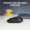 Logitech B170 USB Mouse,12-Months Battery Life, Ambidextrous, PC/Mac/Laptop - Black