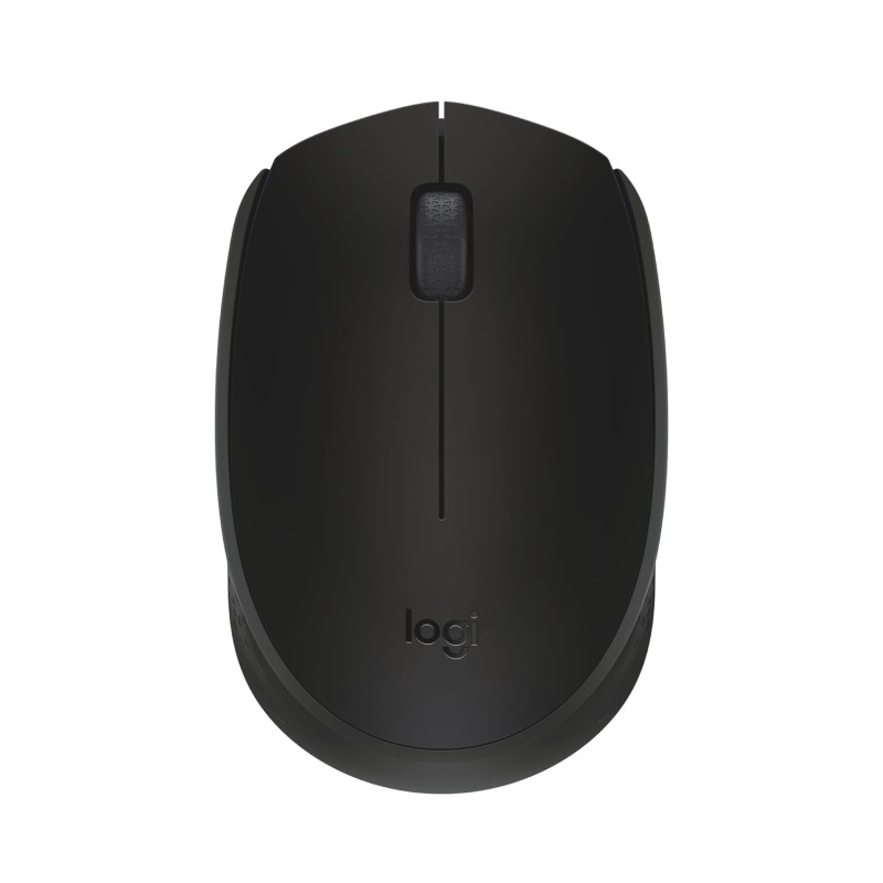 Logitech B170 USB Mouse,12-Months Battery Life, Ambidextrous, PC/Mac/Laptop - Black