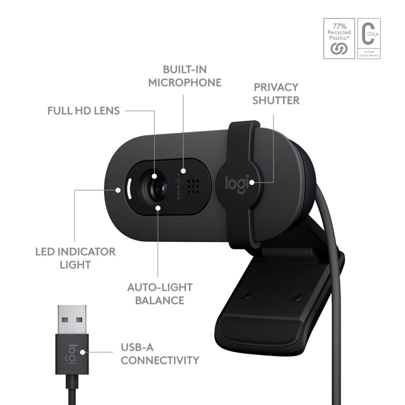 Logitech C270 Hd Video Calls Web Camera