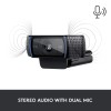 Logitech C920 HD Pro Webcam - 1080p, Optical, Full HD Streaming Camera for Widescreen Video Calling - Black