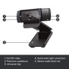 Logitech C920 HD Pro Webcam - 1080p, Optical, Full HD Streaming Camera for Widescreen Video Calling - Black