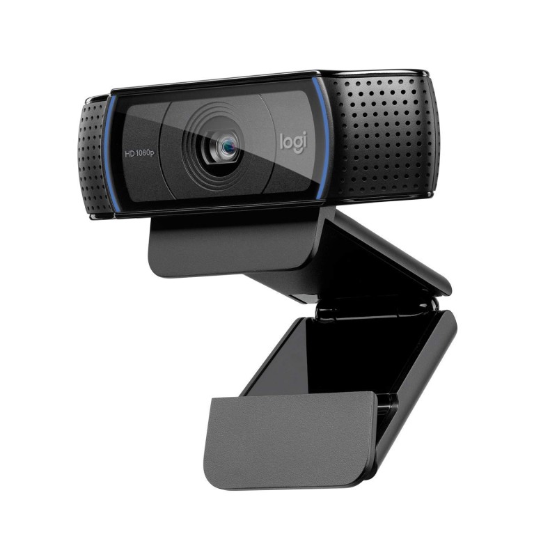 Logitech C920 HD Pro Webcam - 1080p, Optical, Full HD Streaming Camera for Widescreen Video Calling - Black