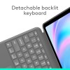 Logitech Combo Touch iPad Air 13-inch (M2, M3 & M4) Keyboard Case - Detachable Backlit Keyboard Grey