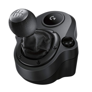 Logitech G Driving Force Racing Wheels Shifter for G29, G920 & G923, 6 Speed, Push Down Reverse Gear- Black