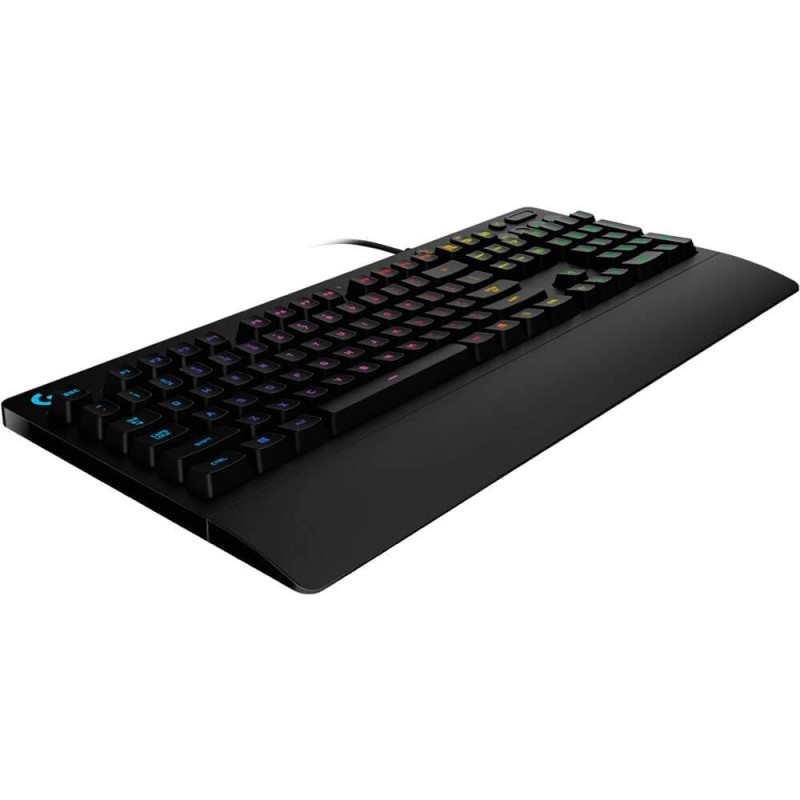 Logitech G G213 Prodigy USB Gaming Keyboard with LIGHTSYNC RGB Backlit Keys, Spill-Resistant, Customizable Keys, Dedicated Multi-Media Keys (Black)