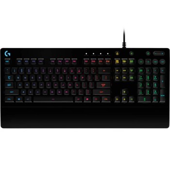 Logitech G G213 Prodigy USB Gaming Keyboard with LIGHTSYNC RGB Backlit Keys, Spill-Resistant, Customizable Keys, Dedicated Multi-Media Keys (Black)