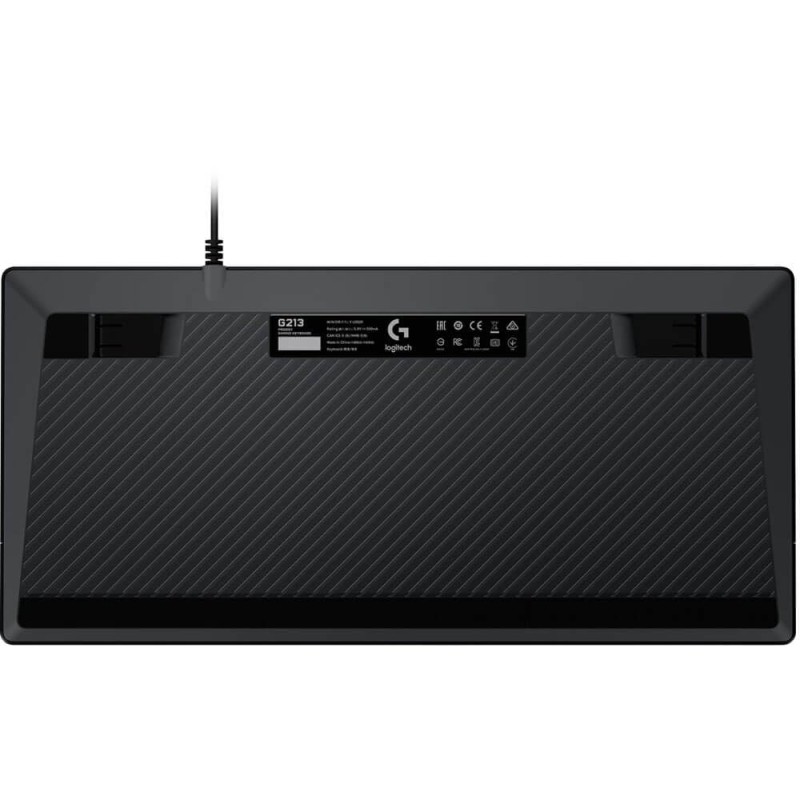 Logitech G G213 Prodigy USB Gaming Keyboard with LIGHTSYNC RGB Backlit Keys, Spill-Resistant, Customizable Keys, Dedicated Multi-Media Keys (Black)