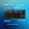 Logitech G915 X Lightspeed TKL Low-Profile Wireless Gaming Keyboard, Double-Shot PBT Keycaps, black