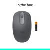 Logitech M196 Bluetooth Wireless Mouse, Compact and Portable Mouse for Laptops Graphite