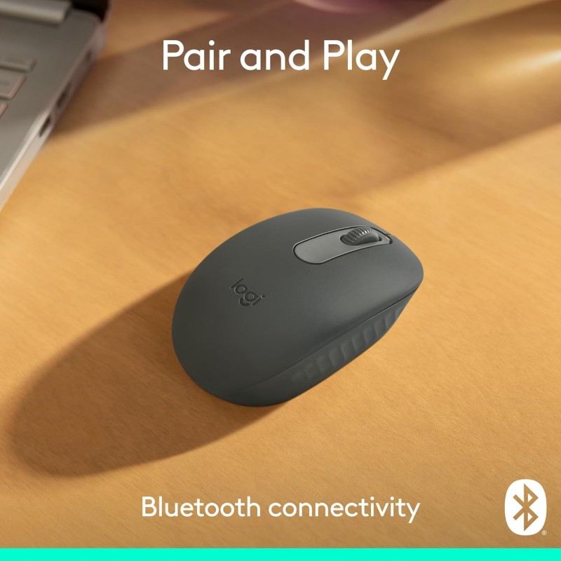 Logitech M196 Bluetooth Wireless Mouse, Compact and Portable Mouse for Laptops Graphite