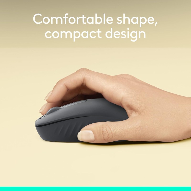 Logitech M196 Bluetooth Wireless Mouse, Compact and Portable Mouse for Laptops Graphite