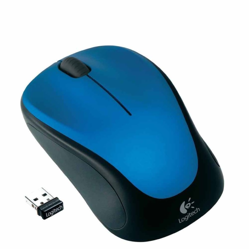 Logitech M235 Wireless Mouse, 1000 DPI Optical Tracking, 12 Month Life Battery, Compatible with Windows, Mac, Chromebook/PC/Laptop - Grey