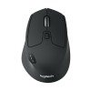 Logitech M720 Triathlon Multi-Device Wireless Mouse, Bluetooth, USB Unifying Receiver - Graphite Black