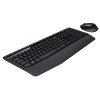 Logitech MK345 Wireless Combo Full-Sized Keyboard with Palm Rest and Comfortable Right-Handed Mouse - Black
