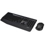 Logitech MK345 Wireless Combo Full-Sized Keyboard with Palm Rest and Comfortable Right-Handed Mouse - Black
