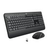 Logitech MK540 Advanced Wireless Keyboard and Mouse Combo for Windows, 2.4 GHz Unifying USB-Receiver - Black
