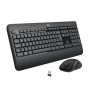 Logitech MK540 Advanced Wireless Keyboard and Mouse Combo for Windows, 2.4 GHz Unifying USB-Receiver - Black