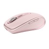Logitech MX Anywhere 3 Compact Performance Mouse – Wireless, Magnetic Scrolling, Ergonomic, 4000DPI Sensor, Custom Buttons, USB-C, Bluetooth Chrome - Rose