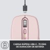 Logitech MX Anywhere 3 Compact Performance Mouse – Wireless, Magnetic Scrolling, Ergonomic, 4000DPI Sensor, Custom Buttons, USB-C, Bluetooth Chrome - Rose