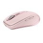Logitech MX Anywhere 3 Compact Performance Mouse – Wireless, Magnetic Scrolling, Ergonomic, 4000DPI Sensor, Custom Buttons, USB-C, Bluetooth Chrome - Rose