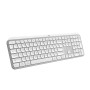 Logitech MX Keys S Wireless Keyboard with Free Adobe Subscription, Low Profile - Pale Grey